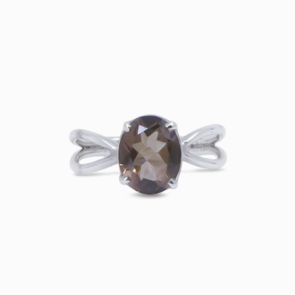 smokey quartz ring