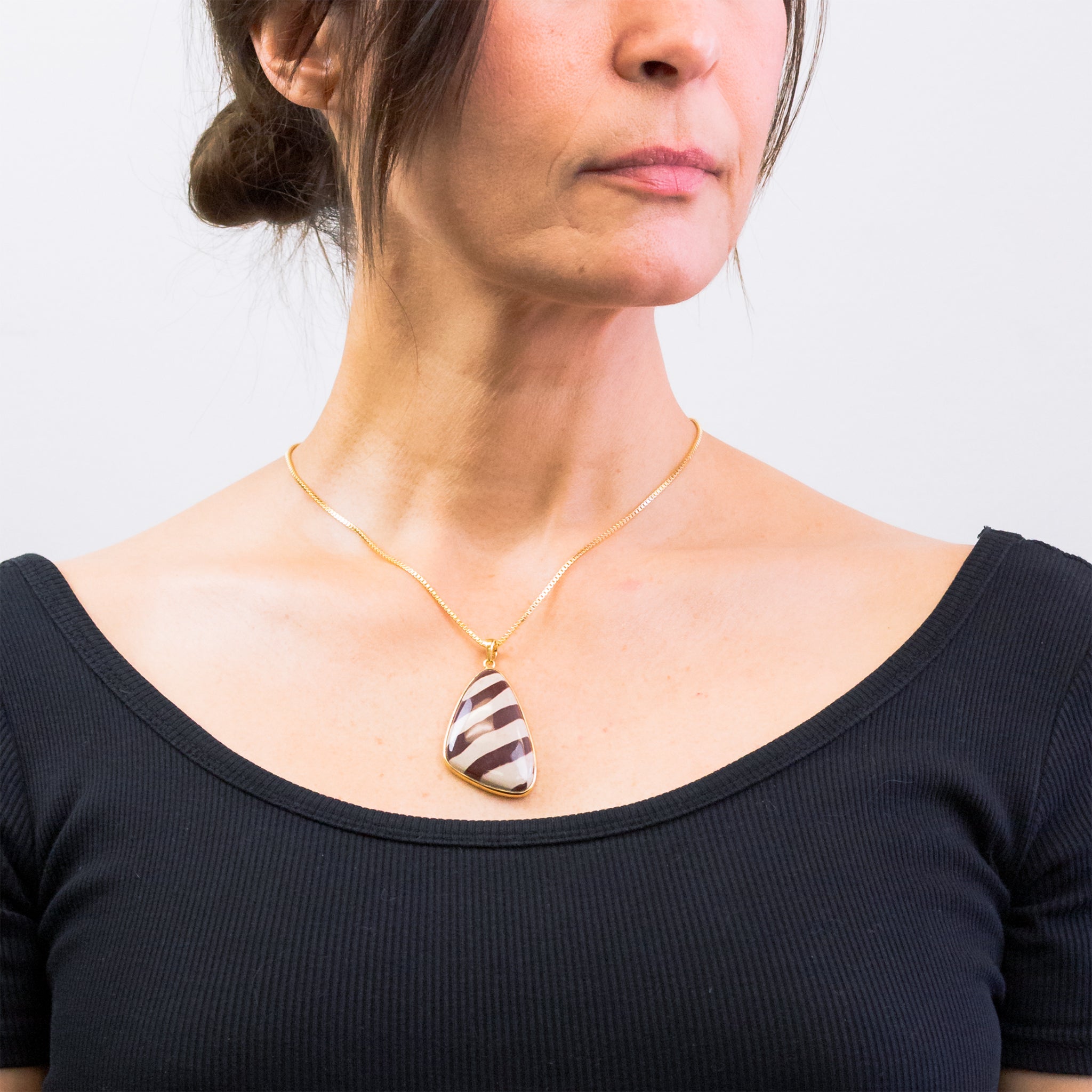 Zebra Stone Necklace