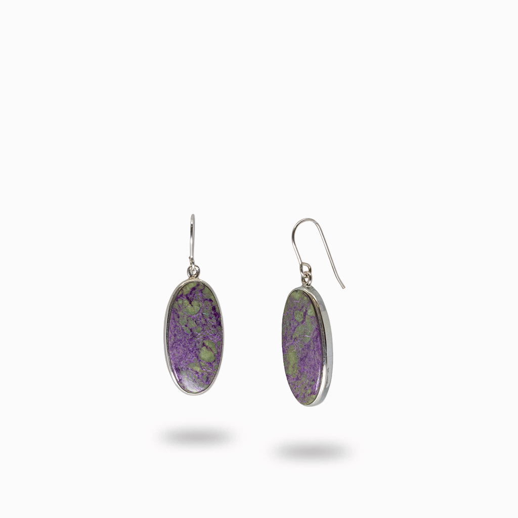 Purpurite Drop Earrings