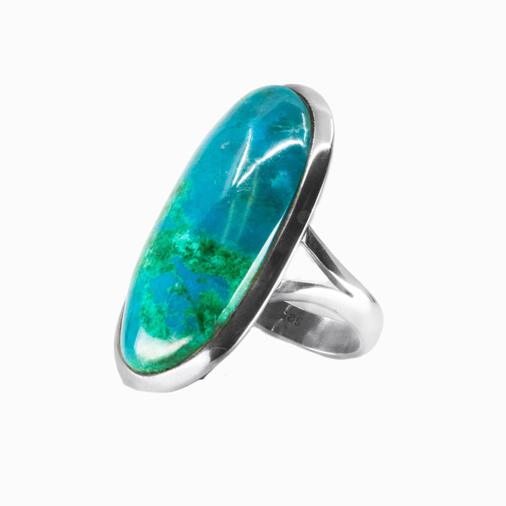 Chrysocolla Malachite Ring