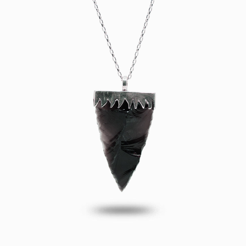 Apache Tear Obsidian necklace