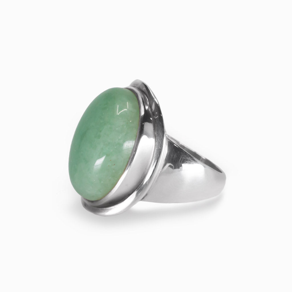 Green Aventurine Ring From Made In Earth