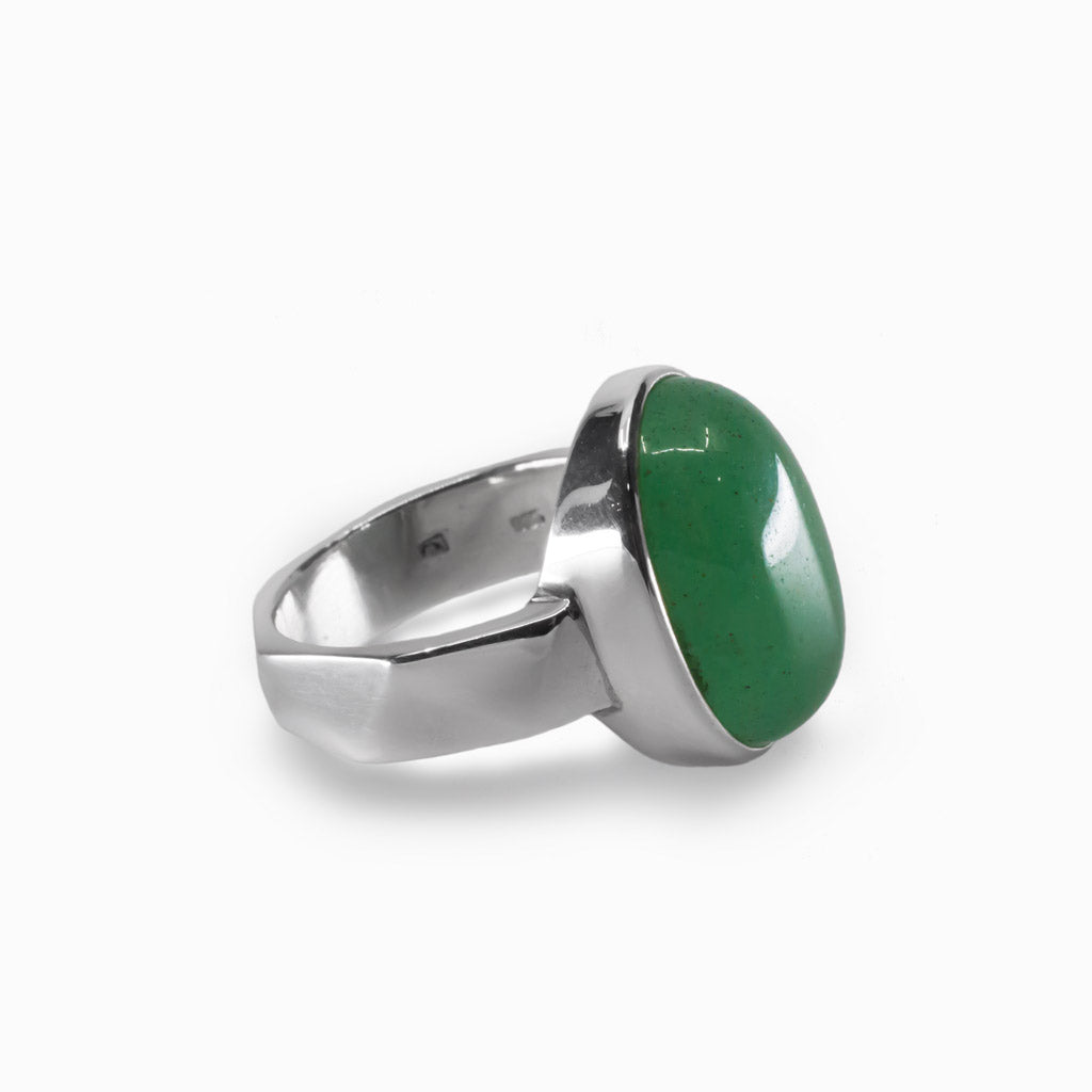 Aventurine Stone hotsell Men's Ring, 925 Sterling Silver,Handmade 925 Sterling Silver,With Aventurine Stone,Gift for Him,Vintage Style Ring