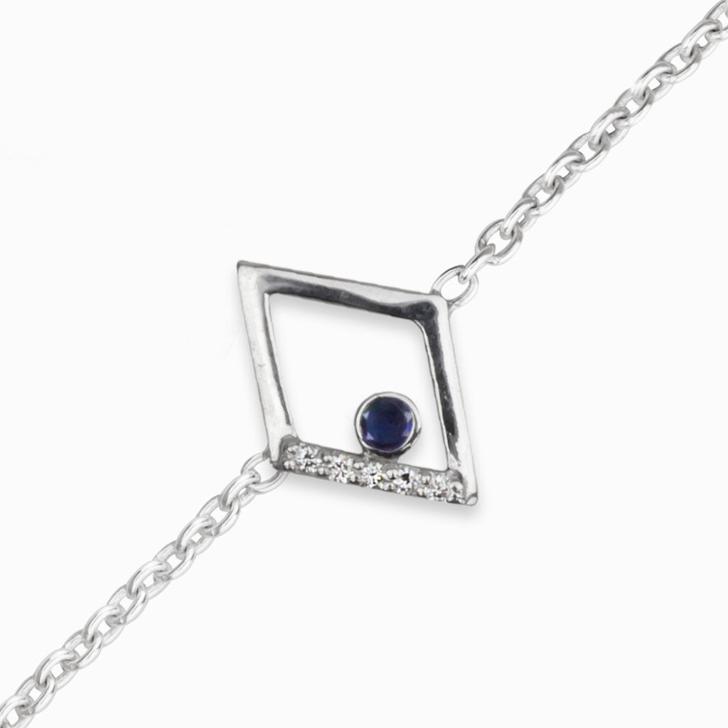 Diamante: Sapphire & Diamond Bracelet