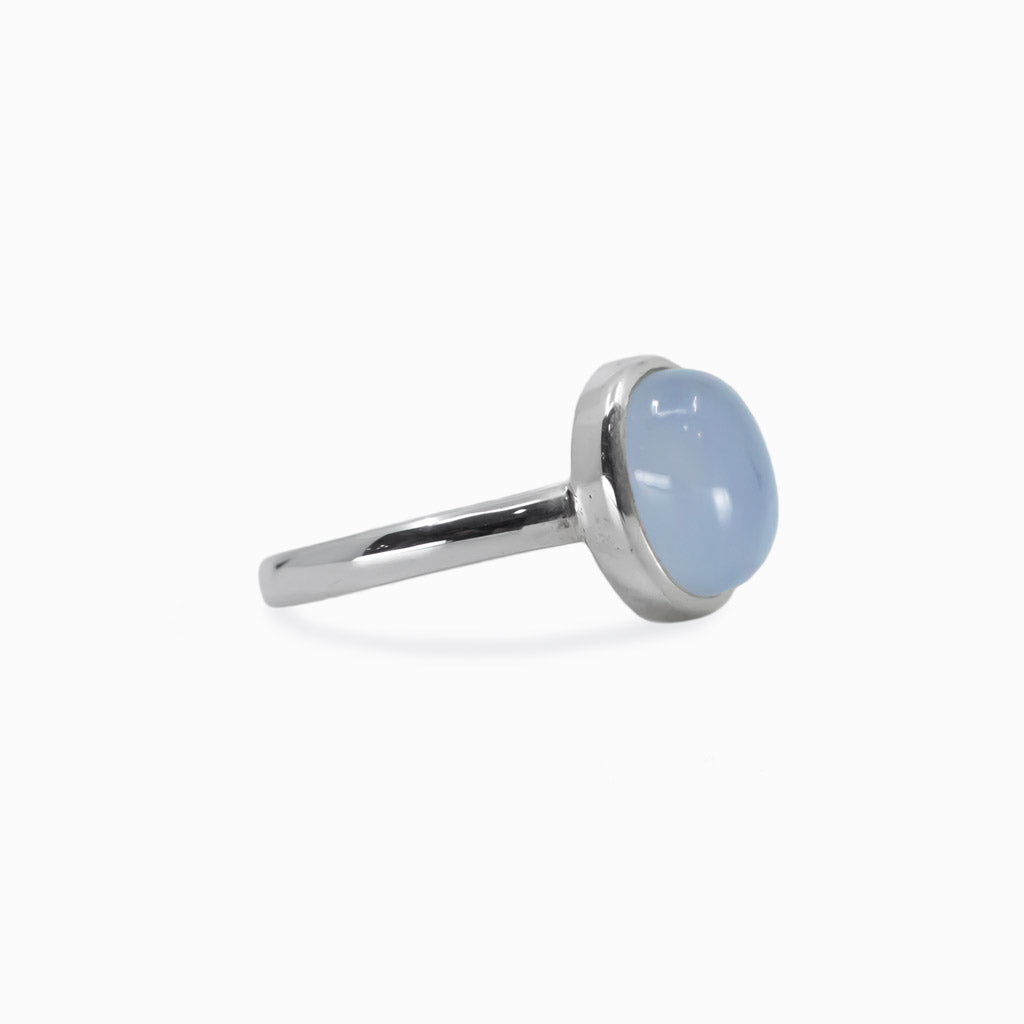 Blue Chalcedony ring