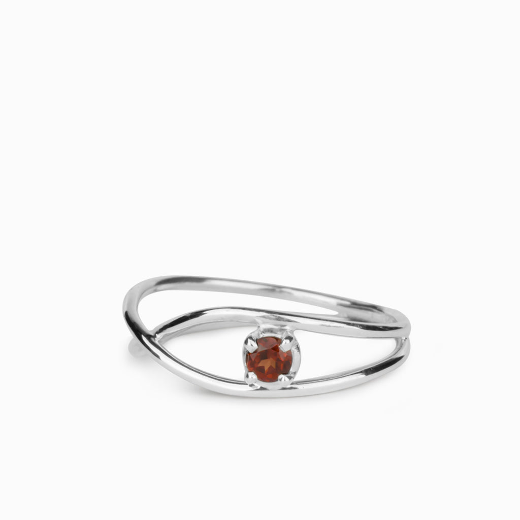 Garnet Birthstone Ring