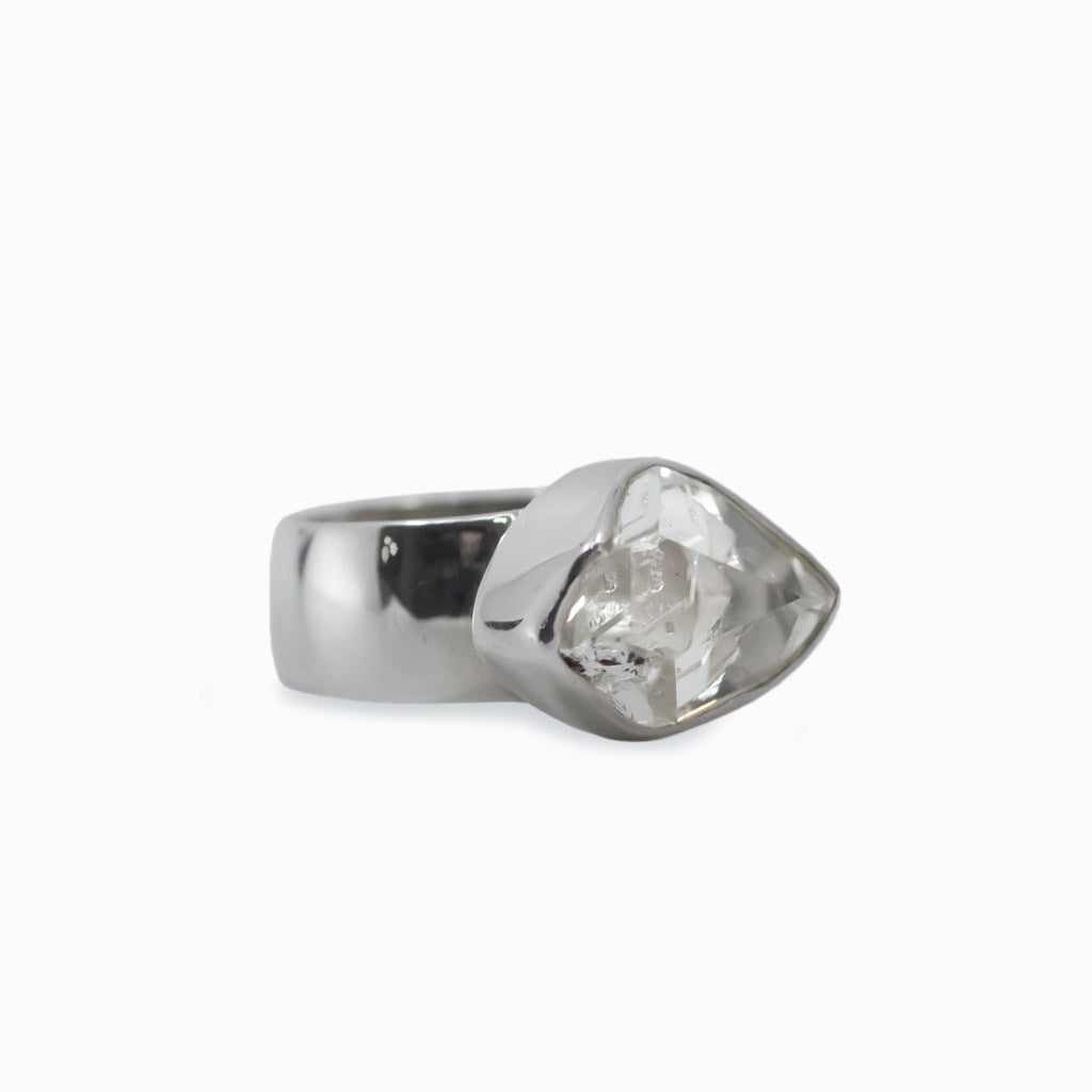Herkimer Diamond ring 