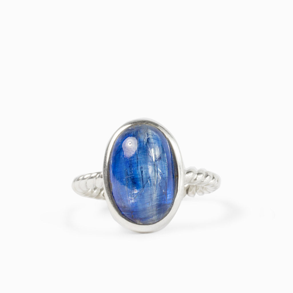 Blue Kyanite Ring Made in Earth
