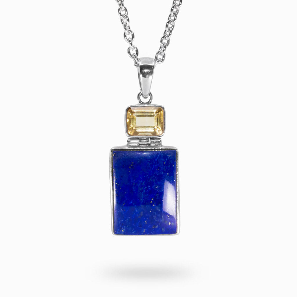Lapis Lazuli & Citrine Necklace