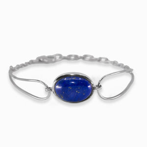 Lapis Lazuli Bangle Bracelet made in earth