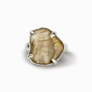 Brown Oregon Sunstone Ring Made in Earth