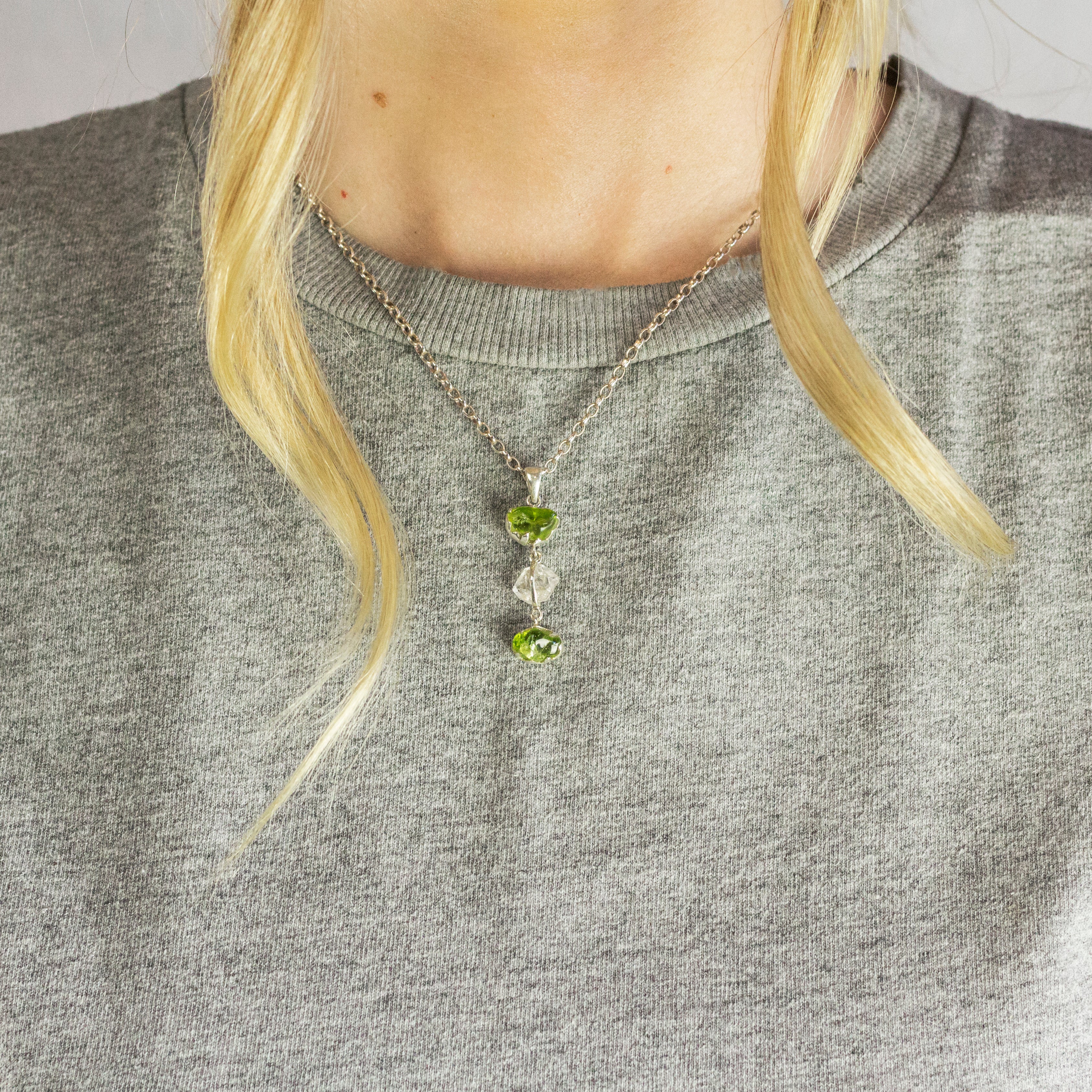 Buy Raw Peridot Necklace, Mens Crystal Necklace, Wire Wrapped Pendant, Long  Distance Relationship Gift for Boyfriend Online in India - Etsy