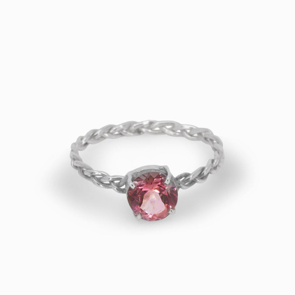 Light Pink Tourmaline Ring Made in Earth