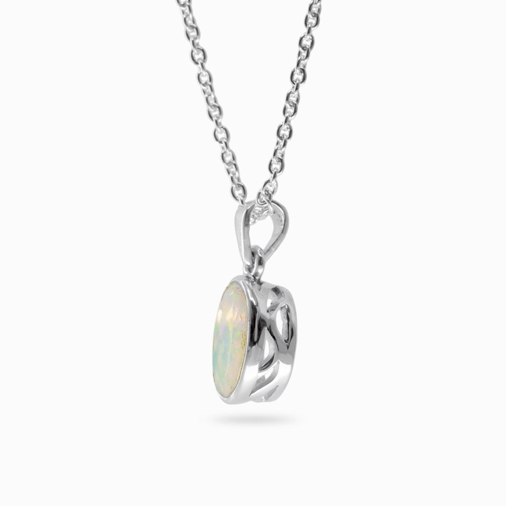 Australian Precious Opal necklace made in earth