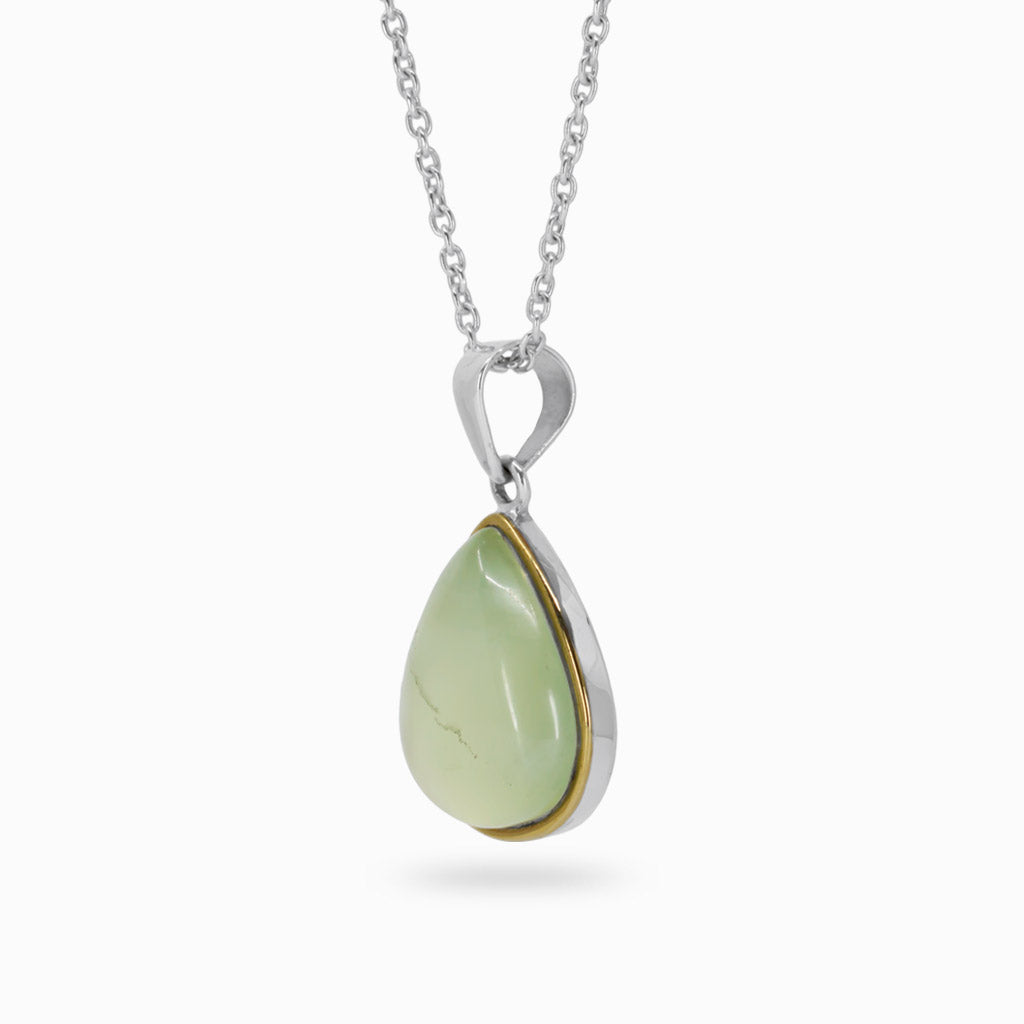 Prehnite popular Pendant 1 3/4