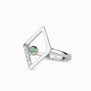 Diamante: Emerald & Diamond Ring