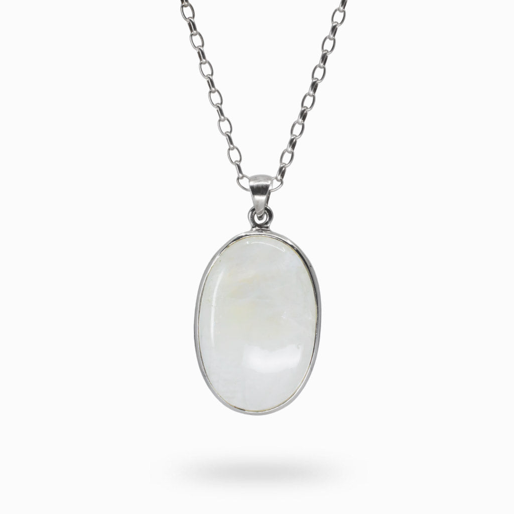 Rainbow Moonstone Necklace Made In Earth