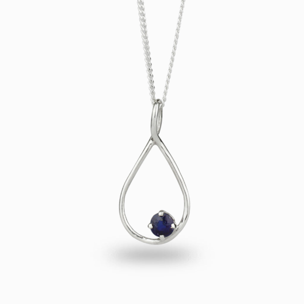 Sapphire Birthstone Necklace
