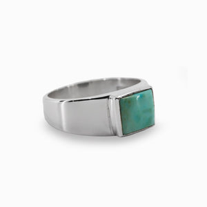 Green Campo Frio Turquoise Ring in Sterling Silver Made In Earth
