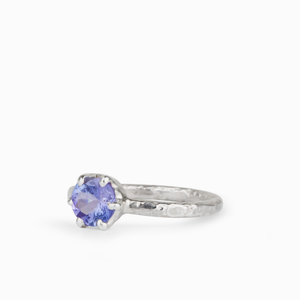 Tanzanite in 925 Sterling Textured Silver Made In Earth