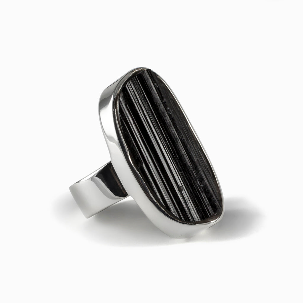 Made In Earth Black Tourmaline Ring