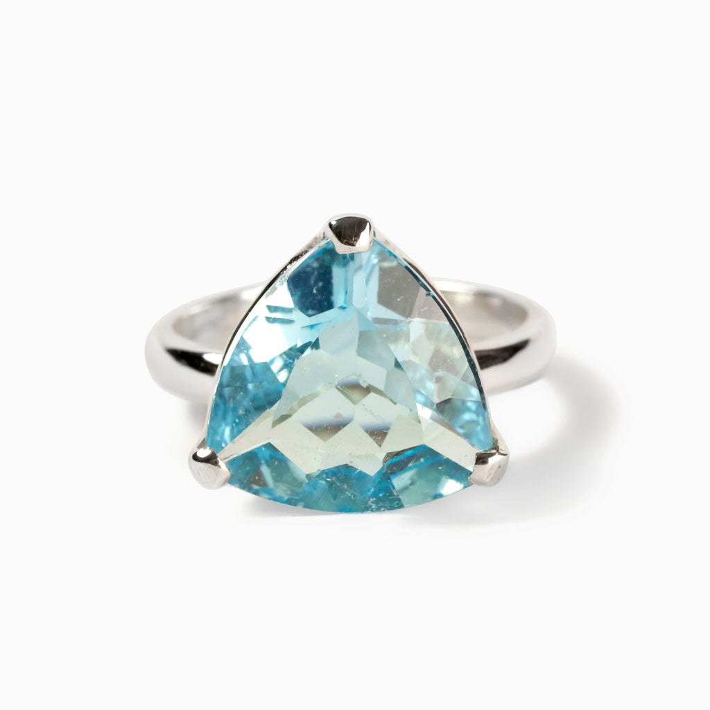 Blue Topaz Ring Made in Earth