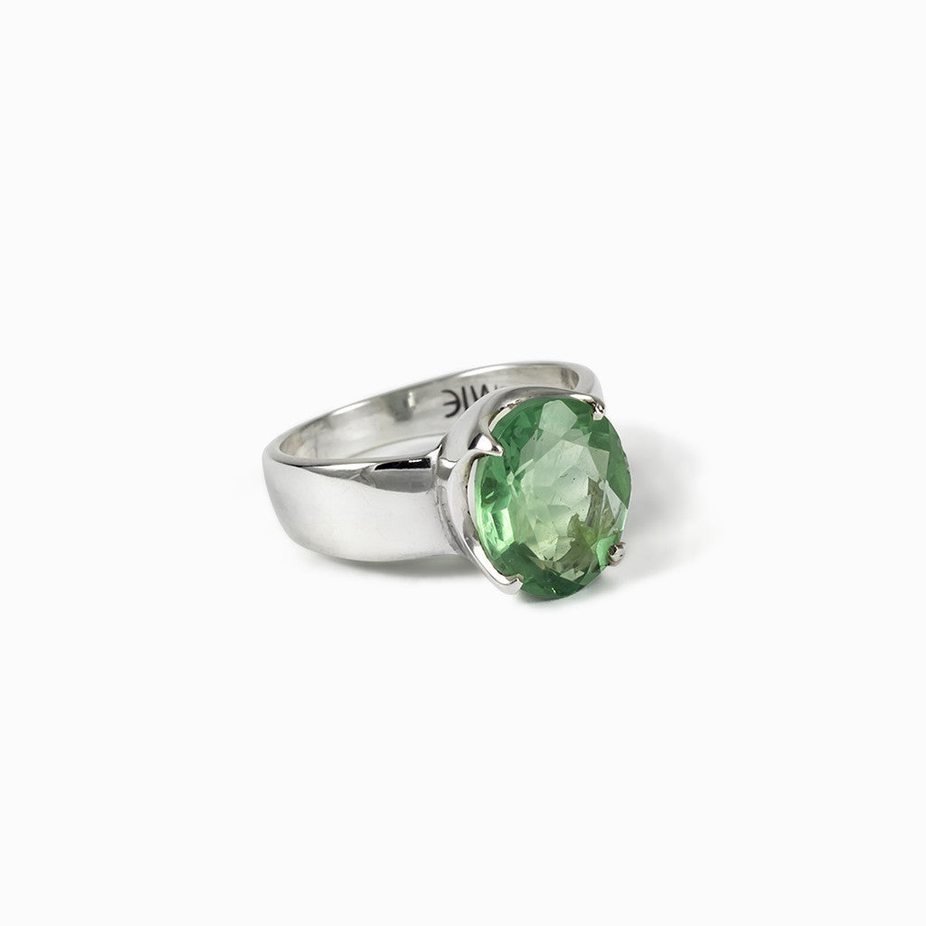 Fluorite sale stone ring