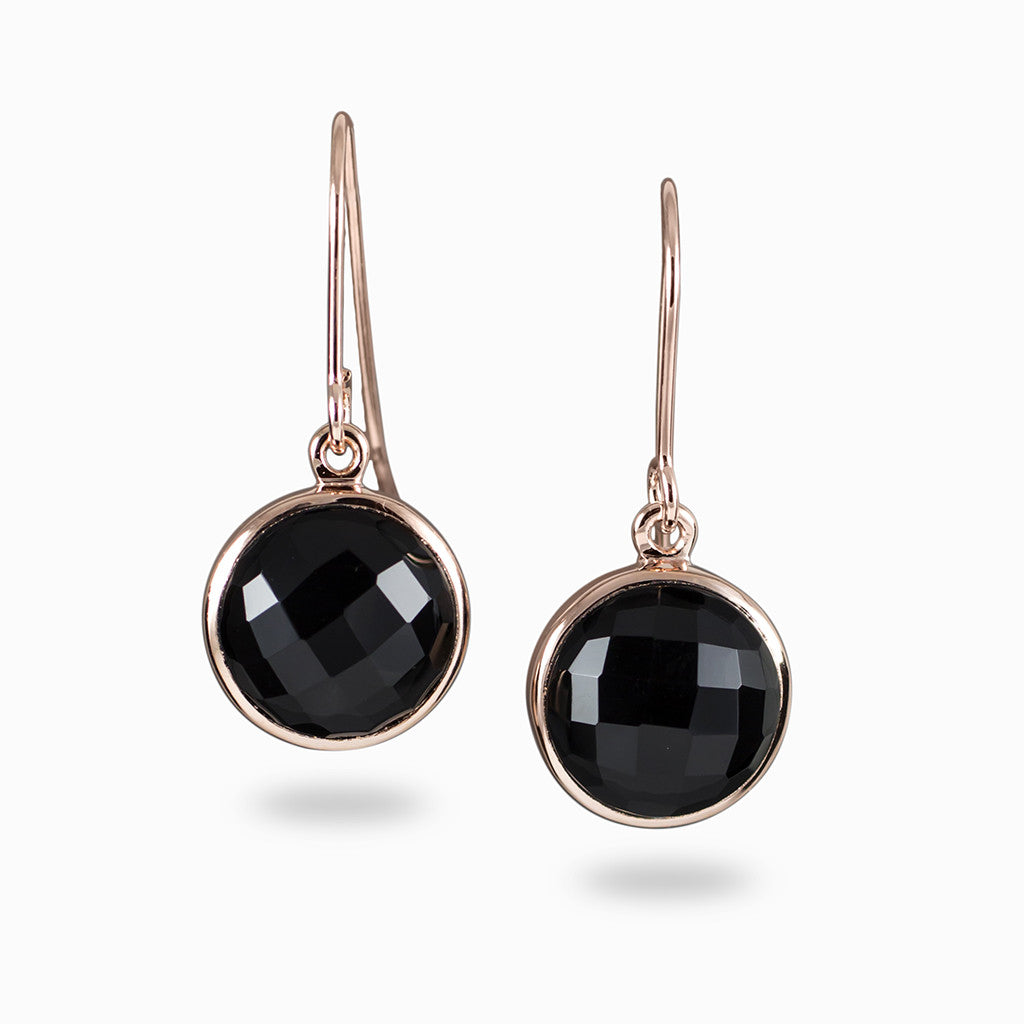 Onyx Drop Earrings from the Made Gold Collection Made In earth