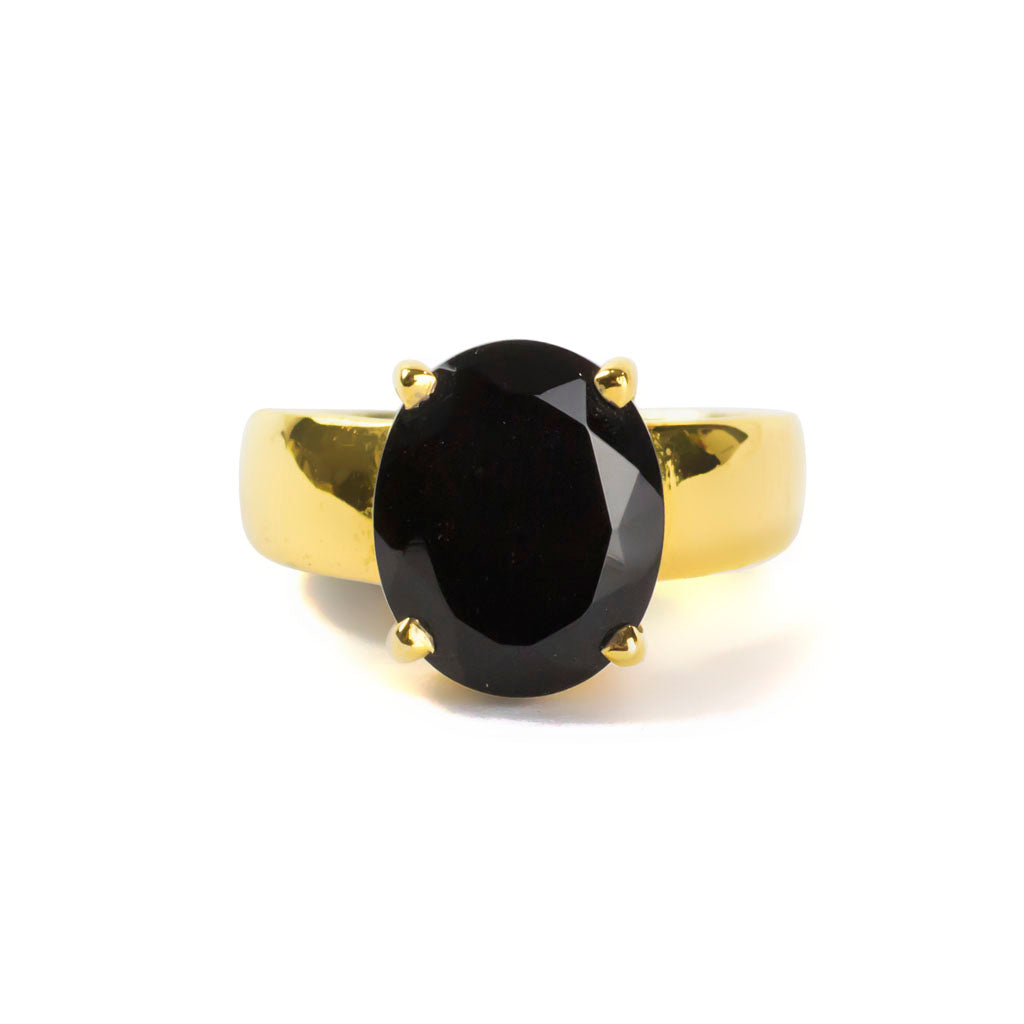 Vermeil Black Onyx Ring Made in Earth
