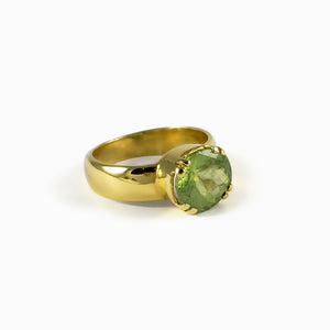 Peridot Ring from the Made Gold Collection 