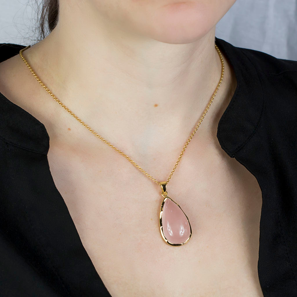 Rose quartz 2025 necklace afterpay