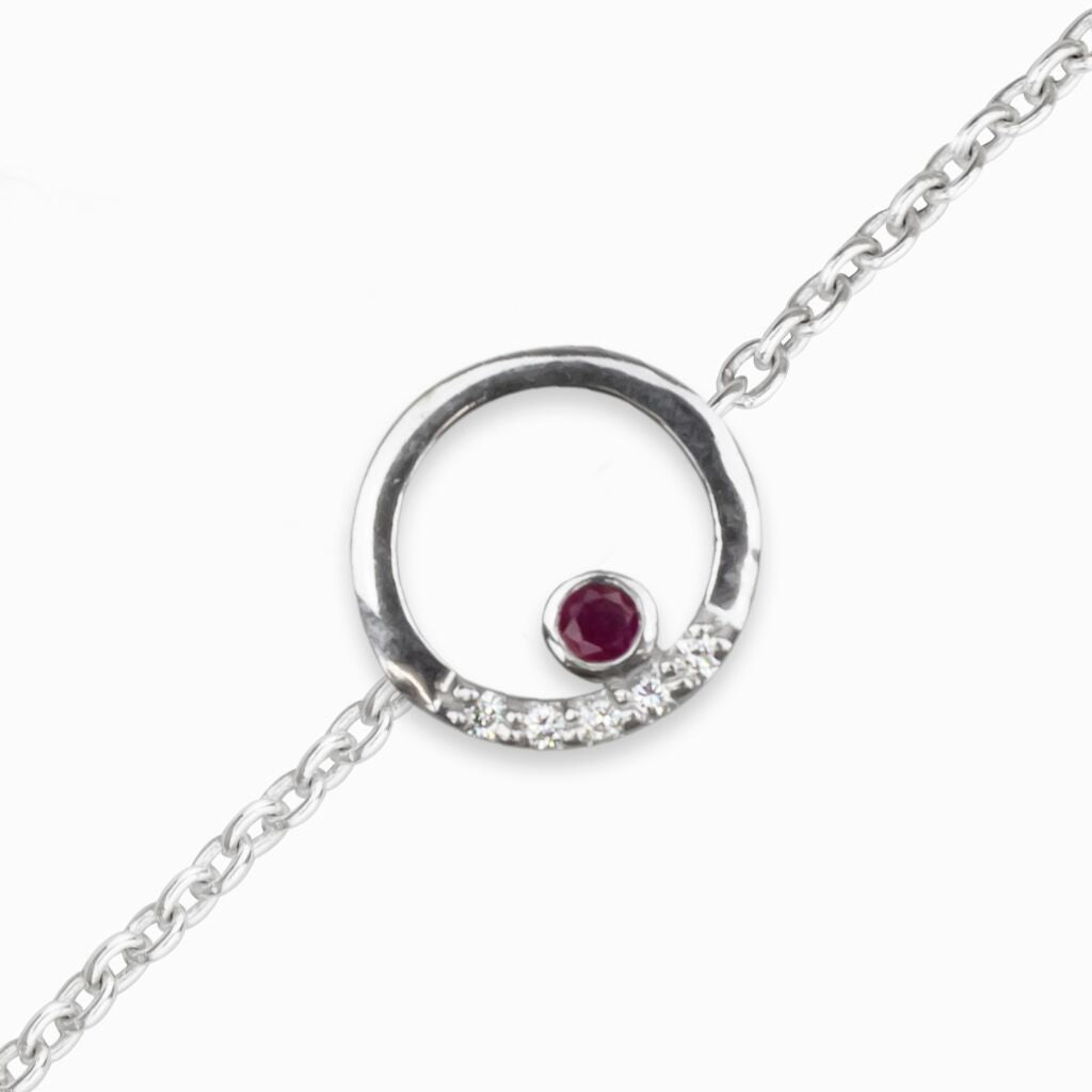 Cercle: Ruby & Diamond Bracelet